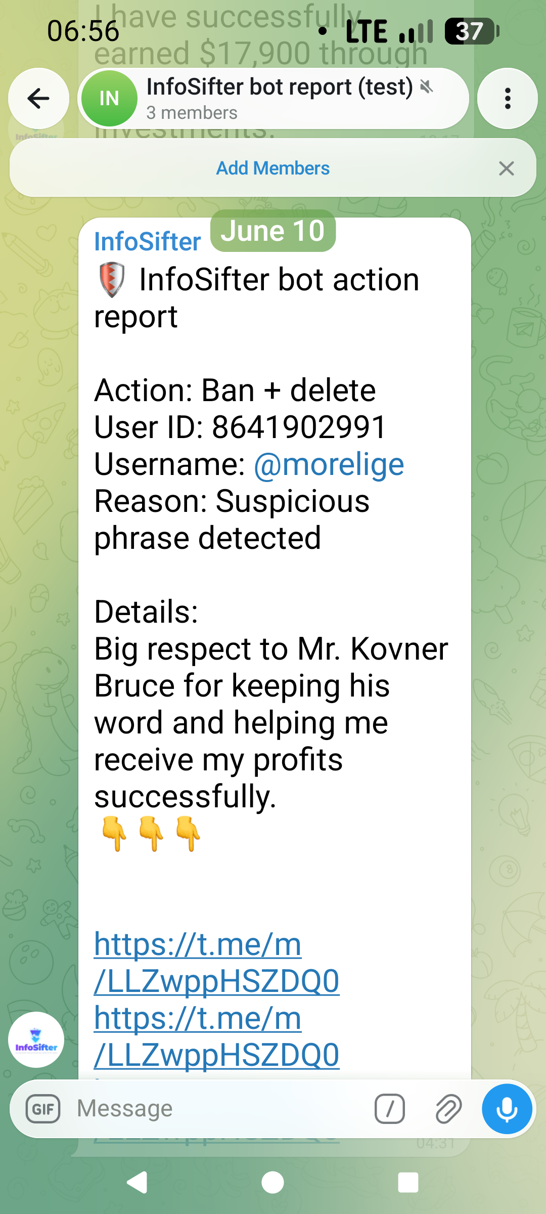 Spam detection